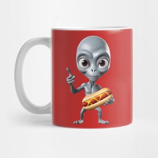 Alien like Hotdog Mug
